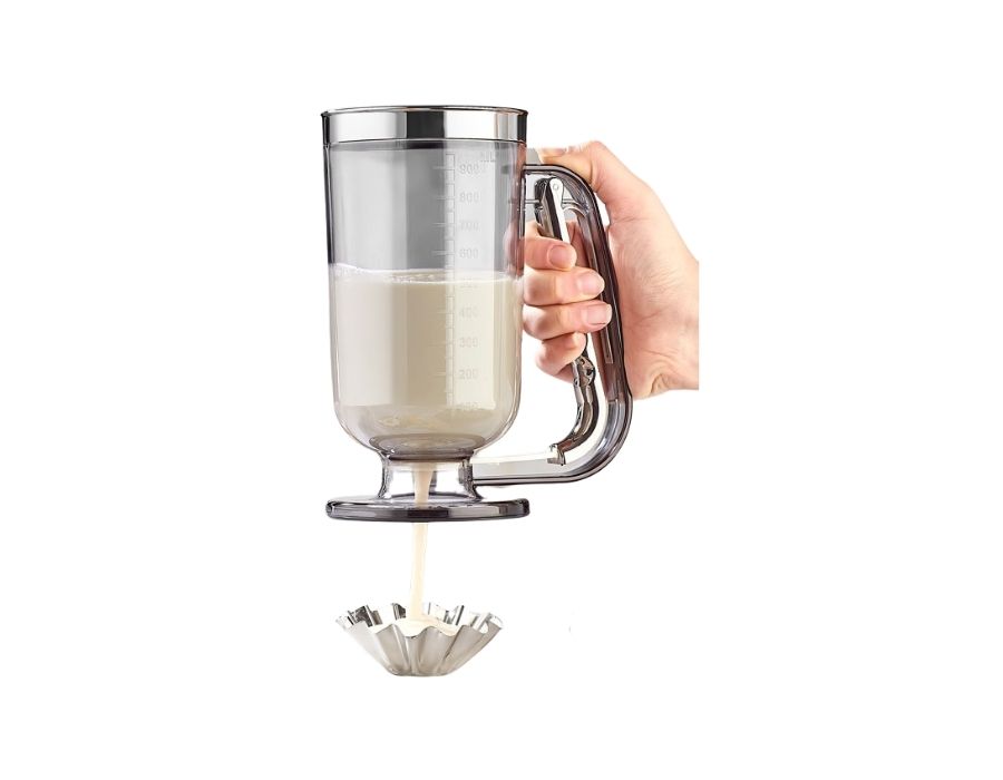 Vipahmet Teigportionierer VP-191 Transparent-Silber 900 ml