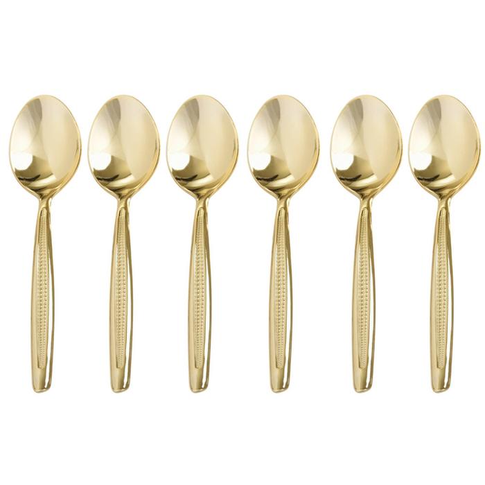 Premium Espressolöffel Teelöffel GOLD 6 Stück