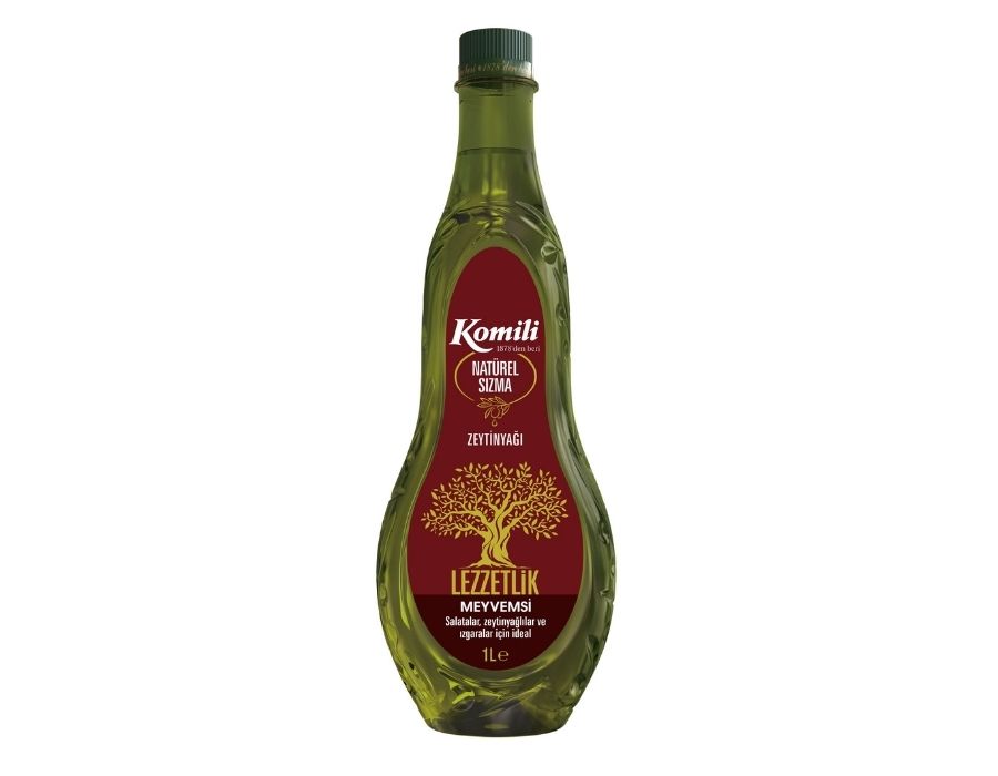 Komili LEZZETLIK Olivenöl Extra Virgin 500 ml Glasflasche