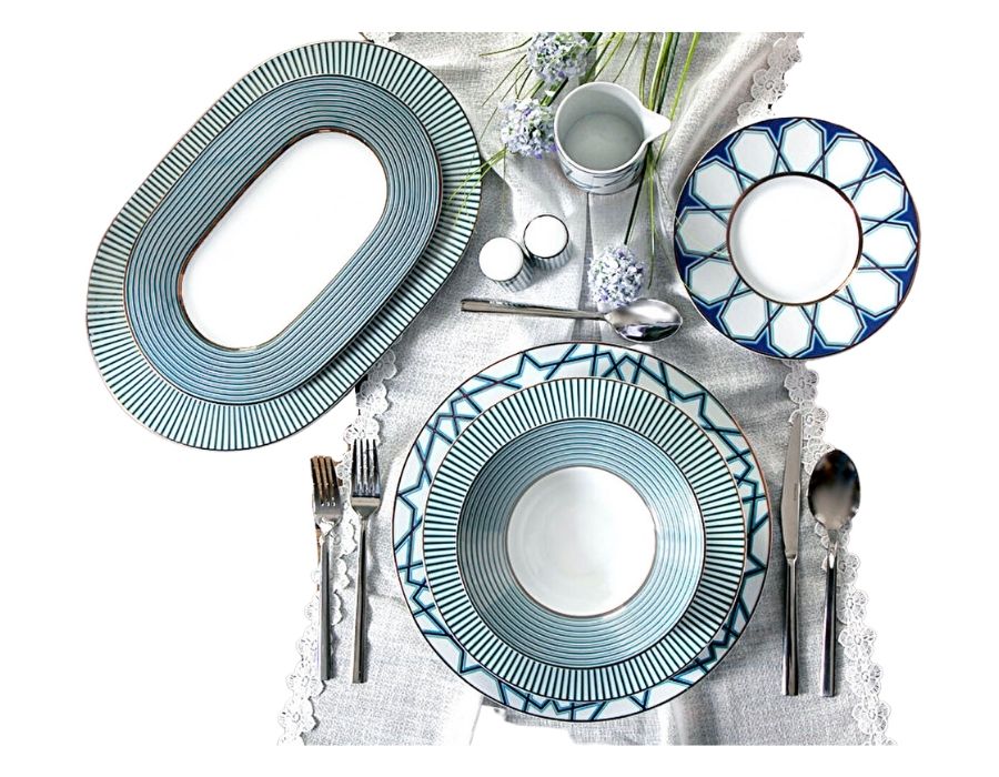 Porland SEAL Premium Tafelservice 12 Personen Set 60-teilig