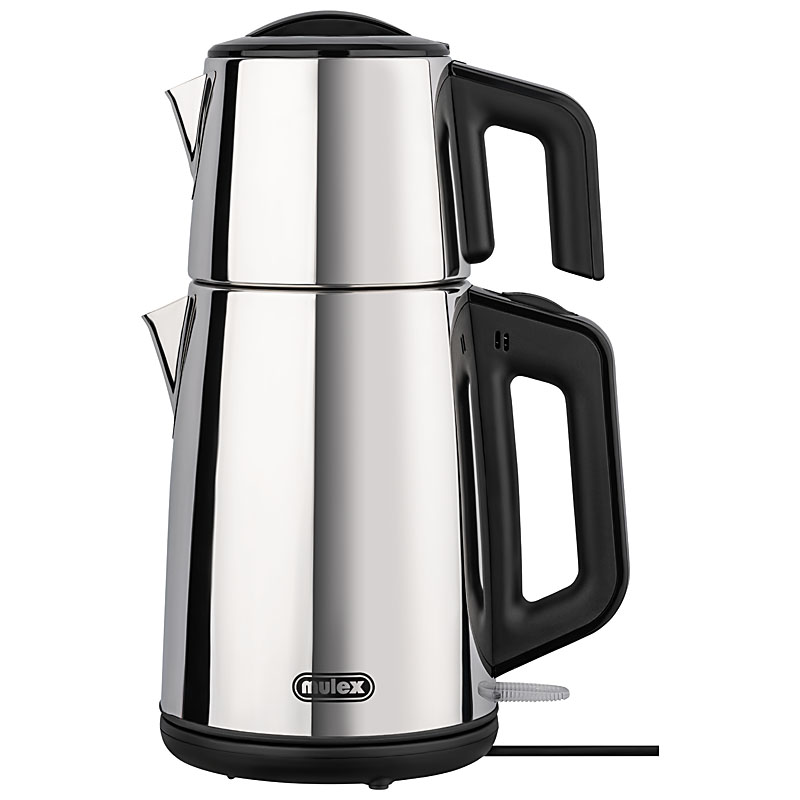 MULEX Tee-Express Teekocher Edelstahl SILBER POLIERT 1L - 2L