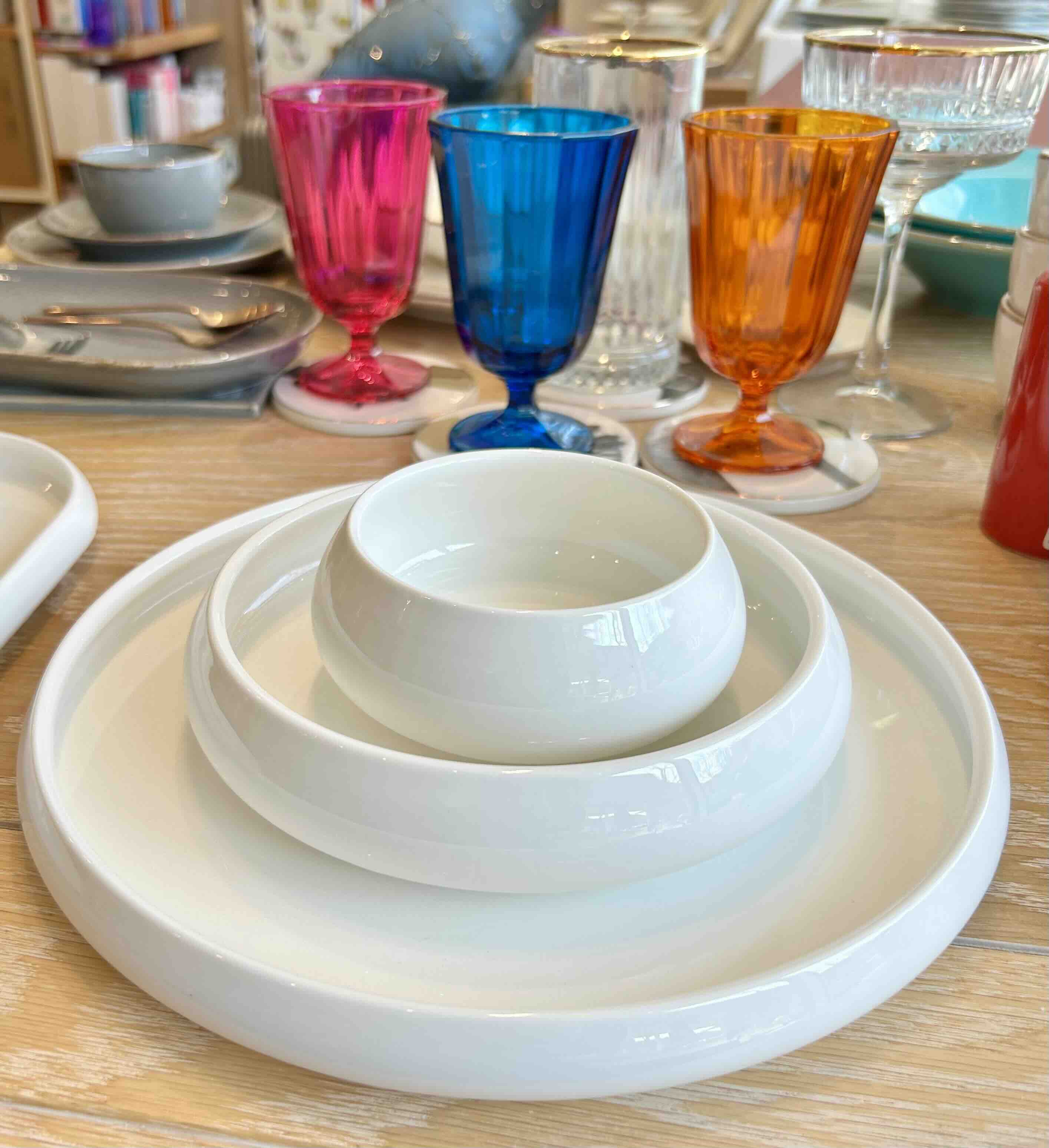 Premium Tafelservice BONDY 6 Personen Set 20-teilig Weiss