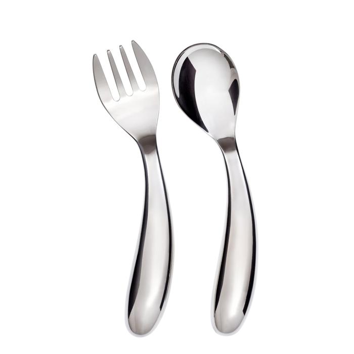 Kinder Esslernbesteck Kinderbesteck 2-tlg. in Kunststoffbox