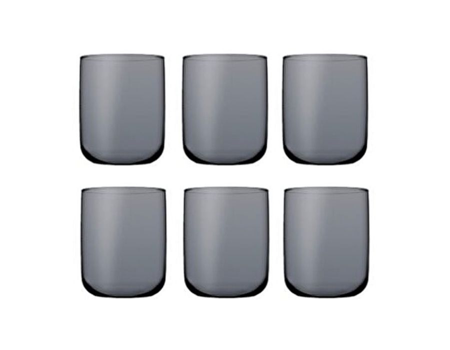 Pasabahce ICONIC GRAU 420112 Wasserglas Kurz 280 ml 6er Set