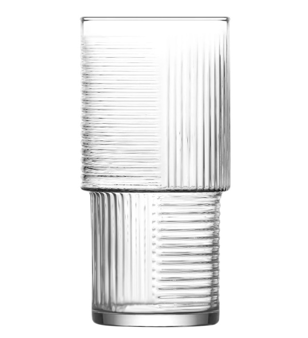 LAV HELEN Stylische Trinkgläser Lang 400 ml 6er Set