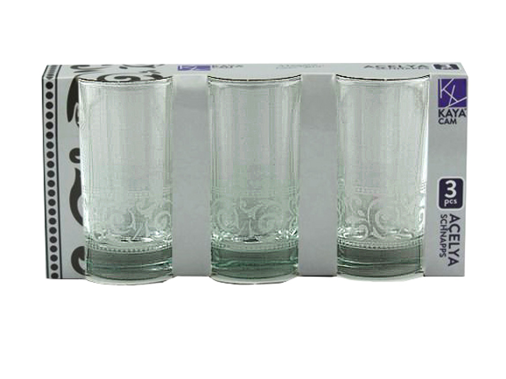 Kütahya Porselen ACELYA Wassergläser zum Kaffee 6er Set