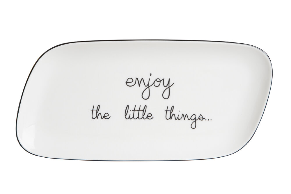 HOPE Porzellan Servierplatte 16x32 cm Porland