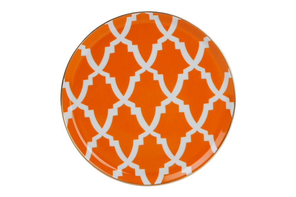 Kuchenteller 20cm Orange MOROCCO von Porland