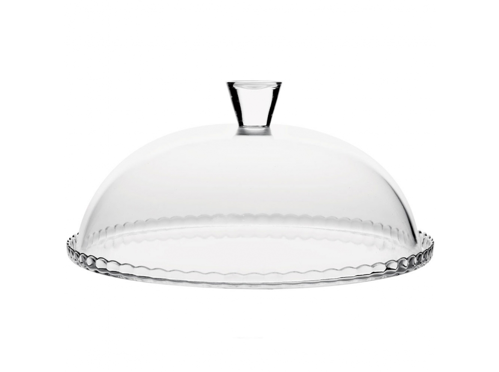 Pasabahce Patisserie 95198 Tortenplatte 32cm mit Deckel aus Glas
