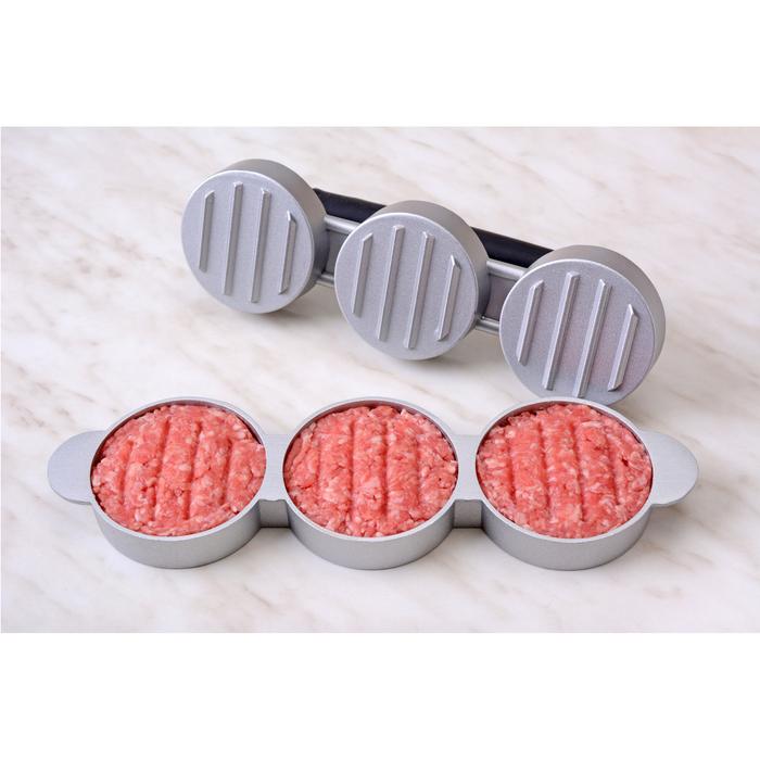 Mini-Hamburger Presse für 3 Patties