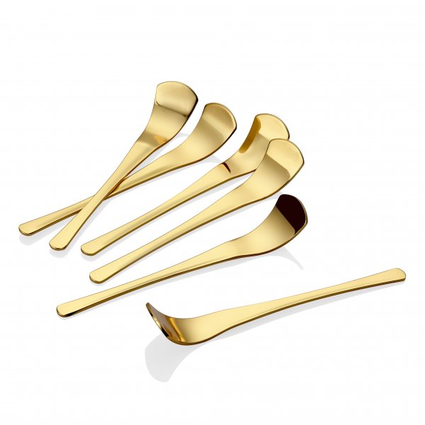 Design Teelöffel Koleksiyon Istanbul GOLD SHINY 6er Set