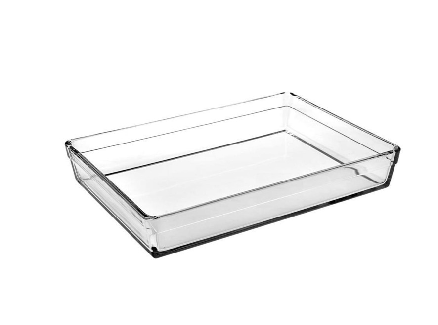BORCAM PREMIUM 59334 Rechteckig Glas Auflaufform Backform 37x26x6 cm