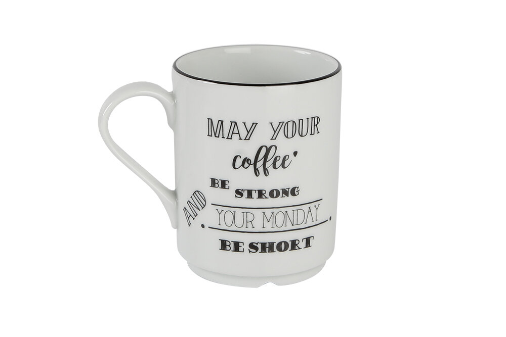 BE HAPPY Kaffeebecher 345 ml