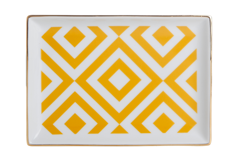 Frühstück-Teller Gelb MOROCCO 13x18cm von Porland