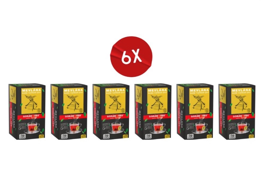 MEVLANA Schwarzer Tee Beuteltee (6 x 25 Beutel)