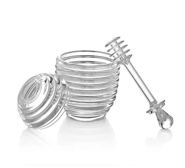 Honigschale mit Honiglöffel und Deckel CK-795