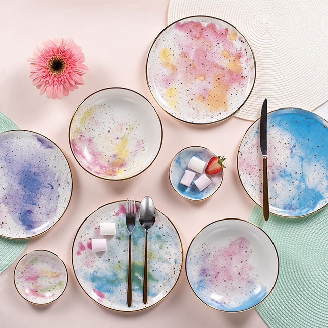 COSMOS Design Frühstückservice 18-teilig Porland