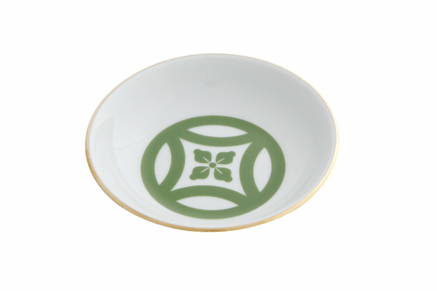 Mini-Schale MOROCCO Design1 Grün 10x2cm Porland