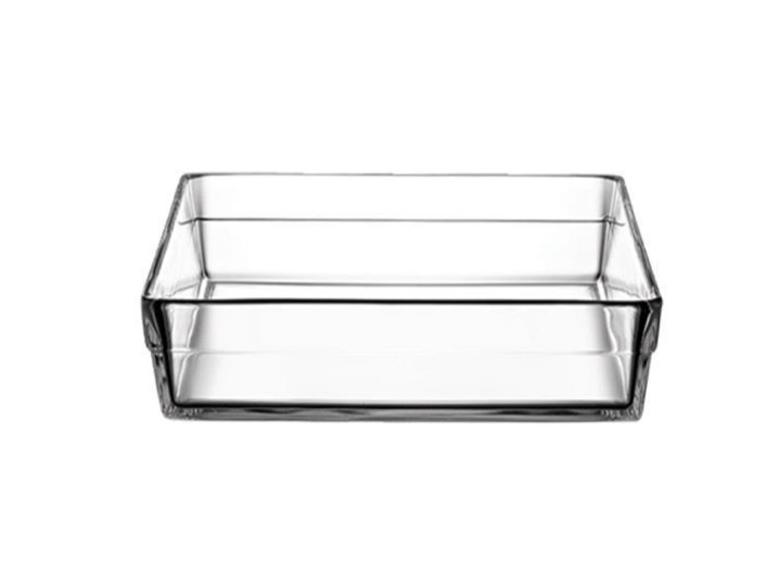 BORCAM PREMIUM 59304 Quadrat Glas Auflaufform Backform 23x23x6 cm