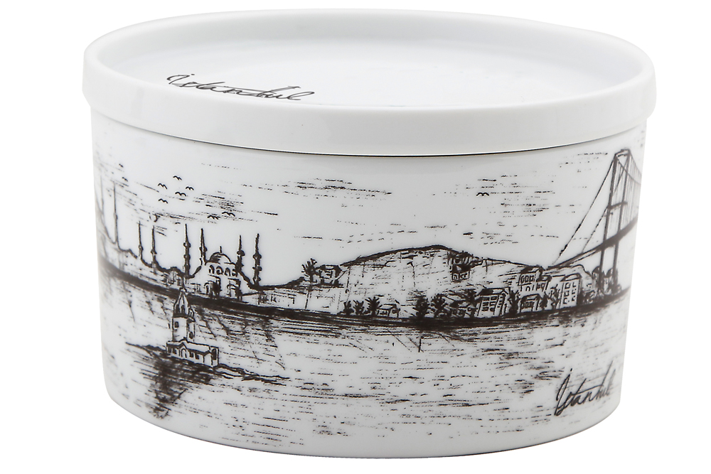 Porland ISTANBUL Aufbewahrungsbox mit Deckel 590ml