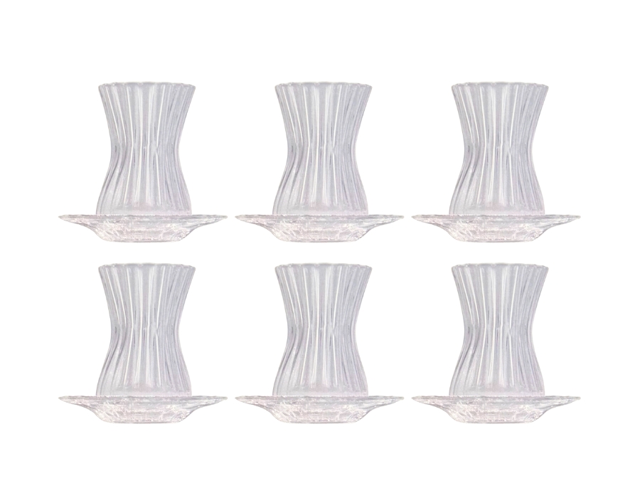 LIZA Türkische Teegläser Set 12-teilig 200 ml