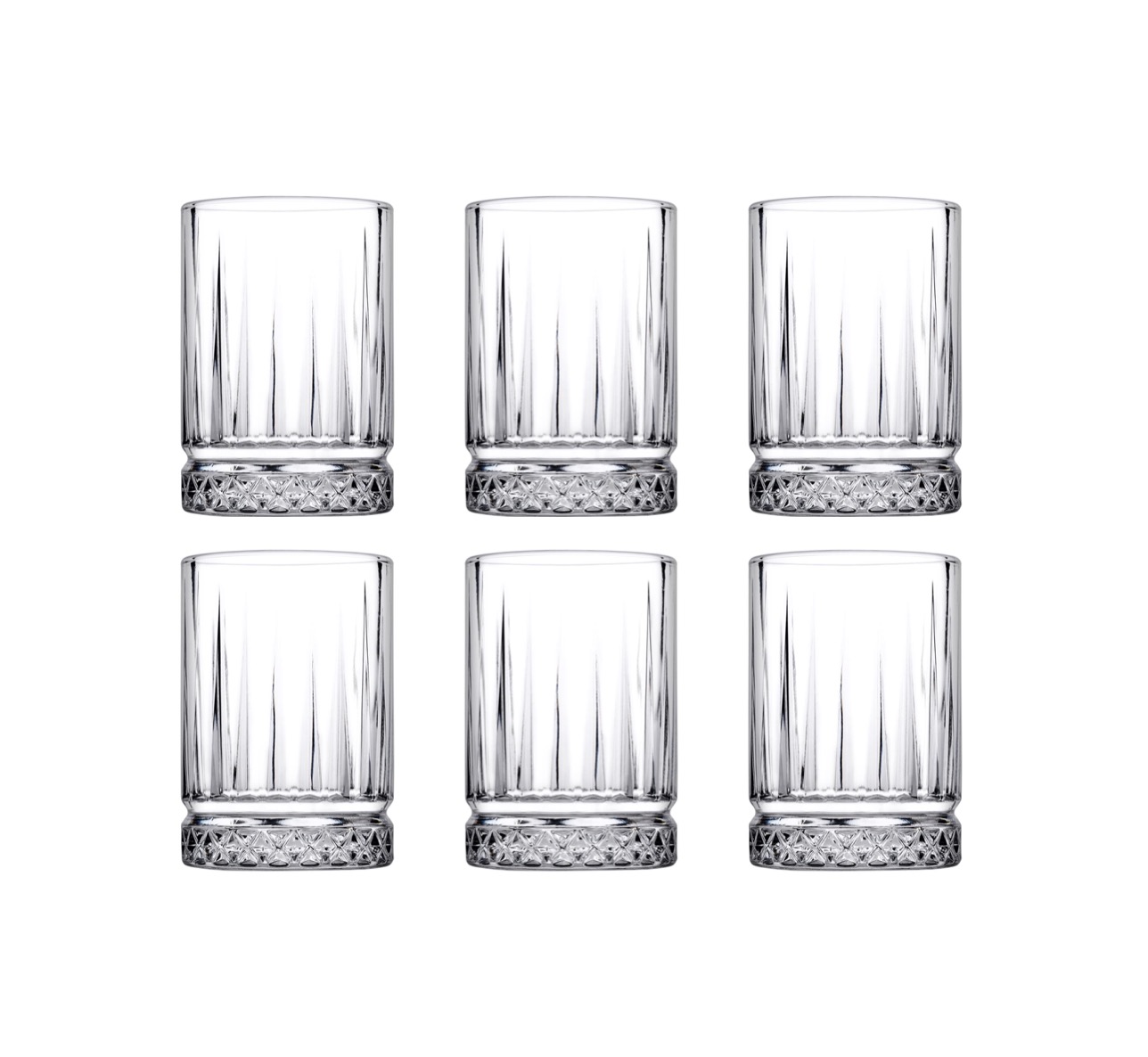 Pasabahce ELYSIA 520242 Espressoglas Mini-Wassergläser 60 ml 6er Set