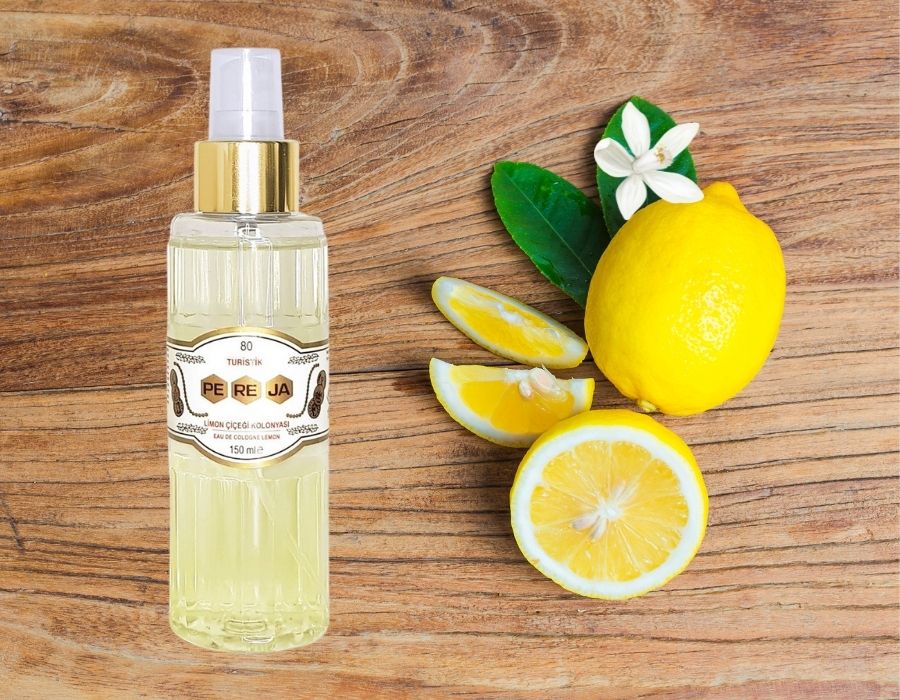 PEREJA Zitronenblüten Duftwasser "Kolonya" 150 ml Parfümflasche