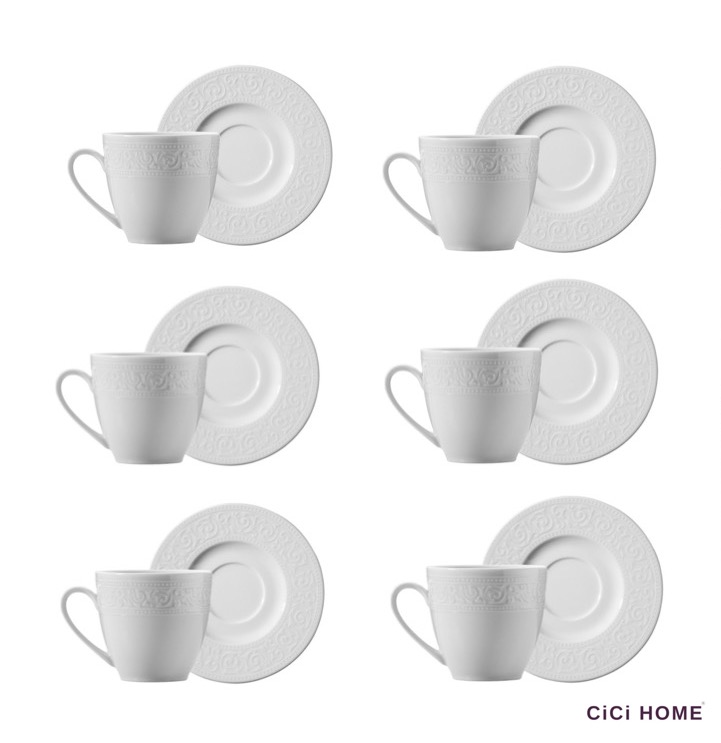 Kütahya Porselen ACELYA Mokkatassen 10-teilig