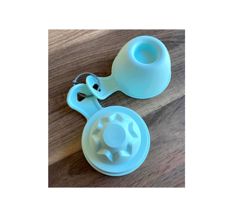 Reis-Form Helva-Form TÜRKIS 2er Set BPA-Frei