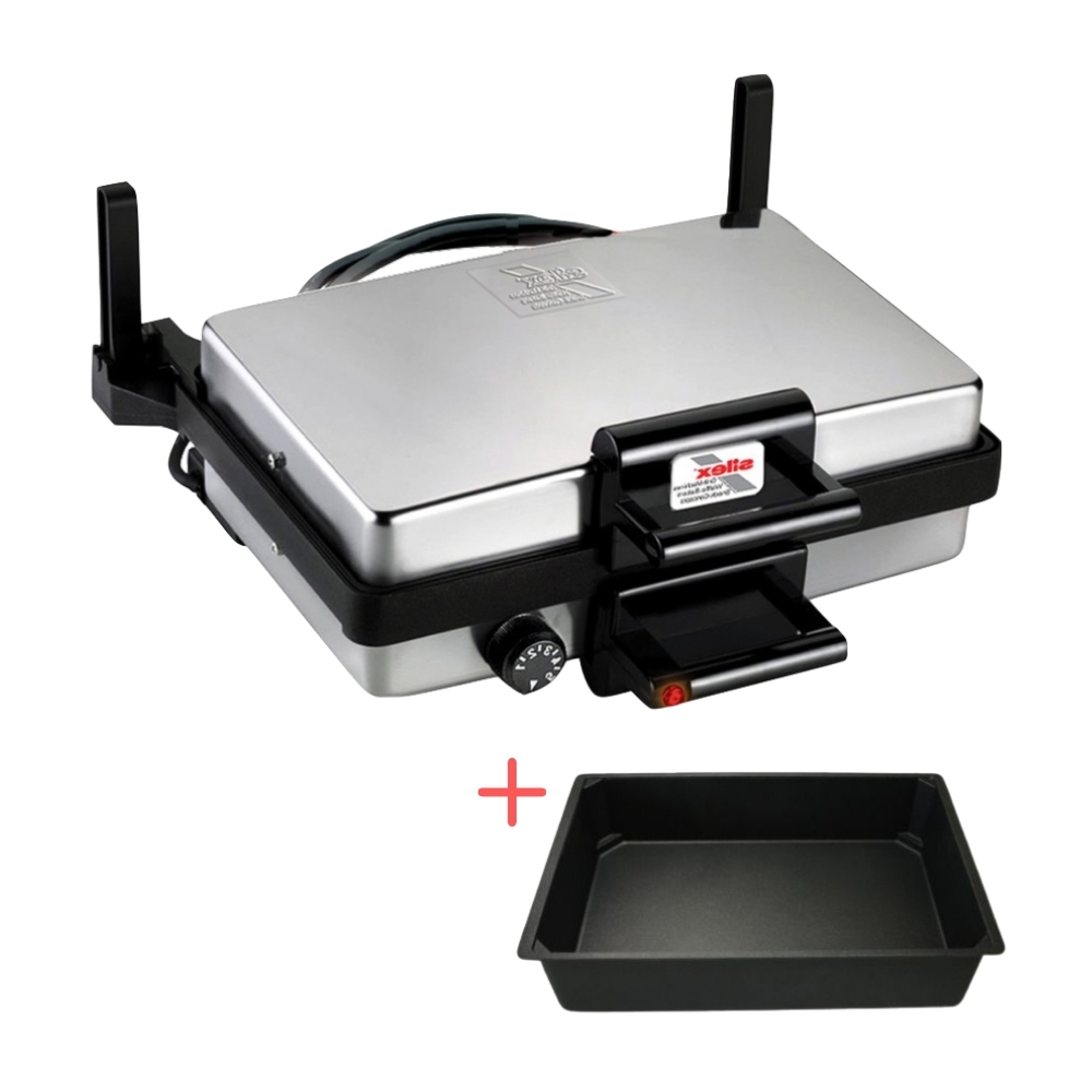 SILEX Multigrill Kontaktgrill Silber + Bratpfanne