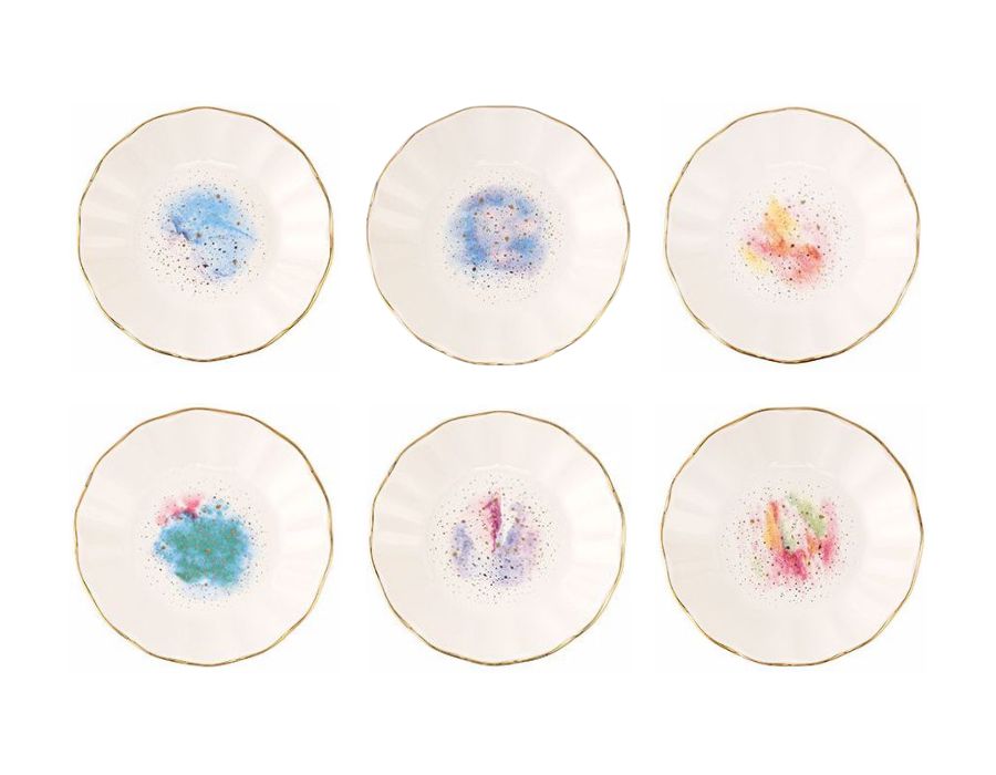 Porland COSMOS Design Untersetzer für Teegläser 6 Stück