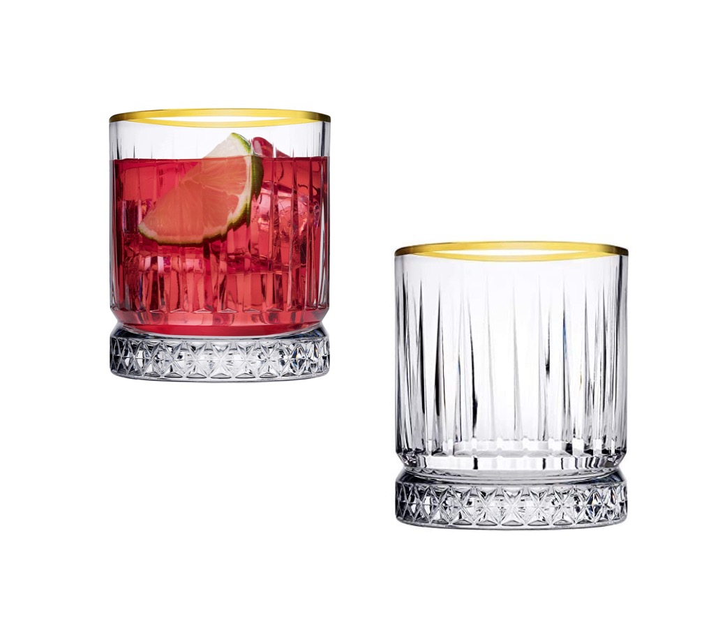 Pasabahce ELYSIA GOLD 520004 Wassergläser 355 ml 4er Set