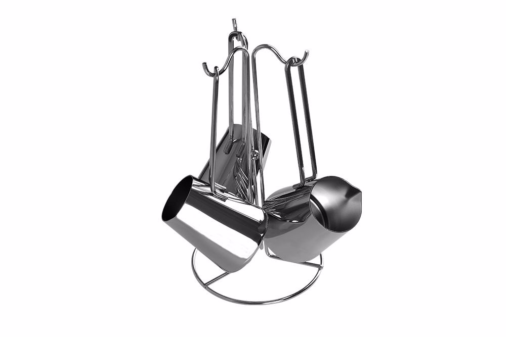 Porland PIRAMIT Premium CEZVE Set mit Stand 4-teilig