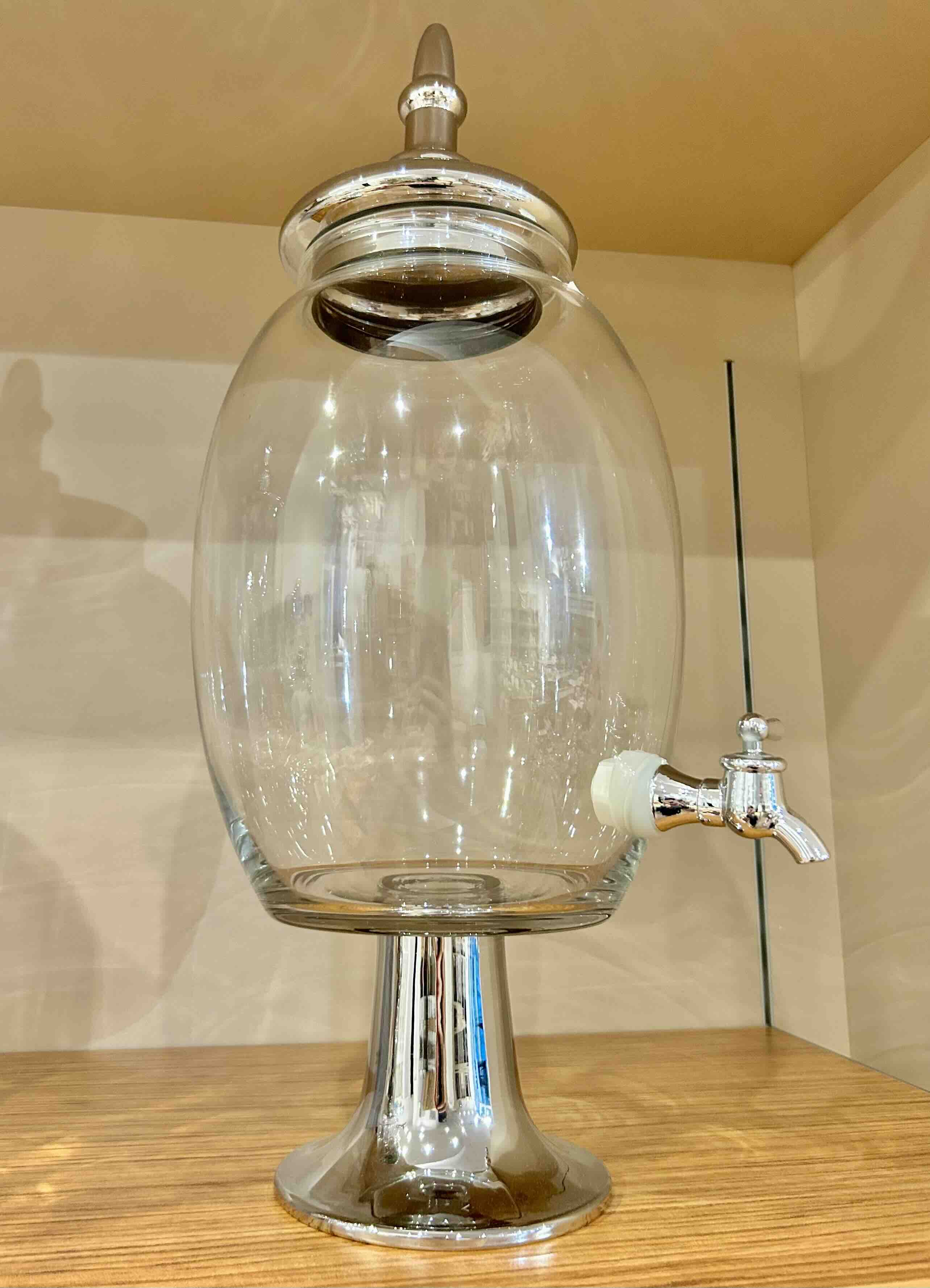 BRICARD XXL Getränkespender Sebil 5 Liter Silber Deckel