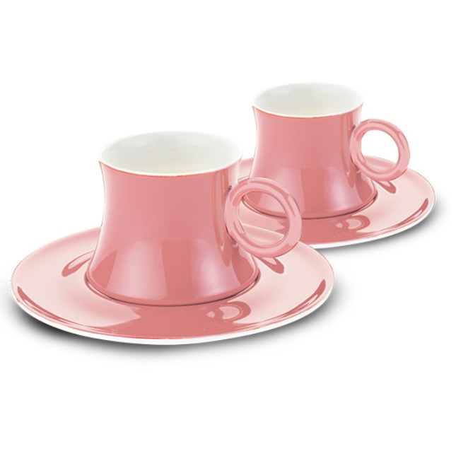 Korkmaz Mokkatassen Rosa Freedom A8668 2'er Set