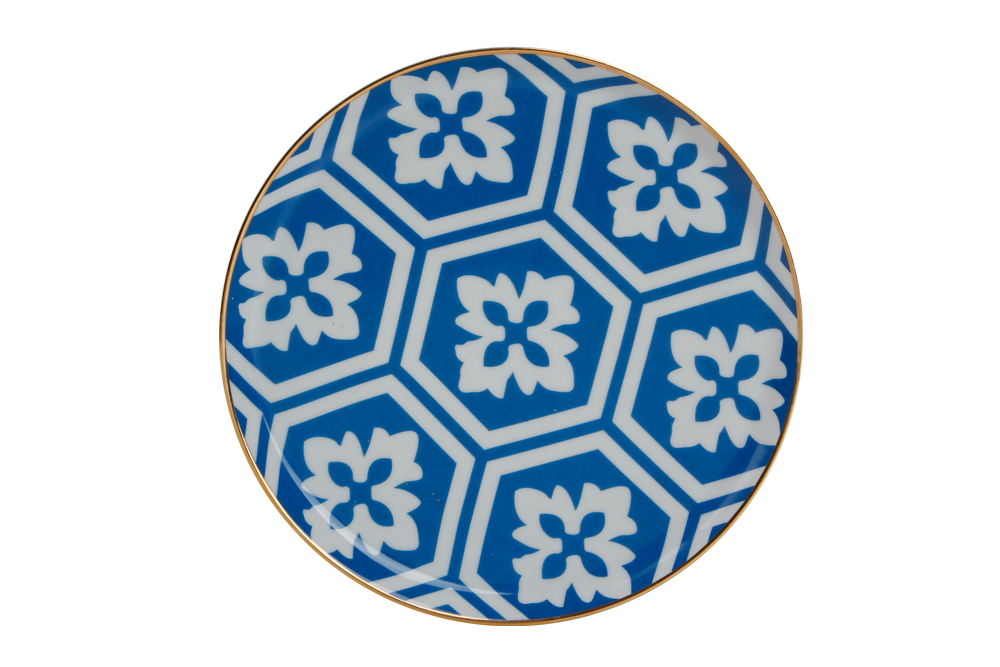 Kuchenteller 20cm Hellblau MOROCCO von Porland