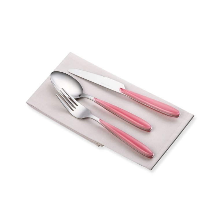 Besteck-Set Rosa 6er Set 18-tlg.