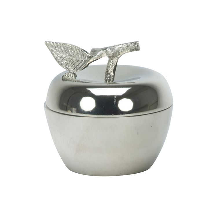 Edelstahl Dekorative Zuckerschale APFEL 6 cm