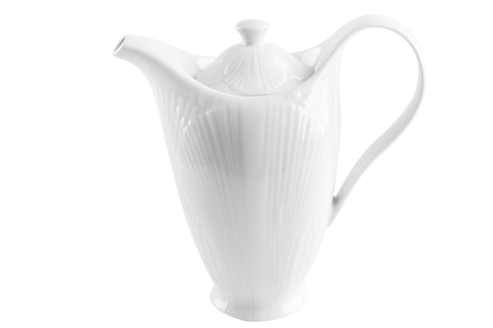 Kaffeekanne mit Deckel YAPRAK 1 Liter mit Blattdekor von Porland