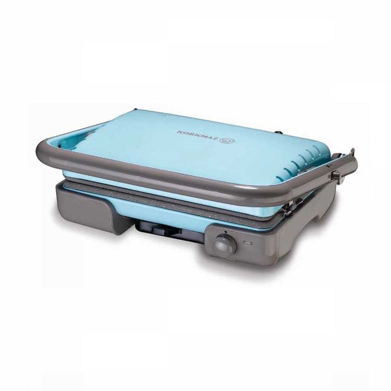 Korkmaz TOSTELLA A316-08 Blau Kontaktgrill Toaster