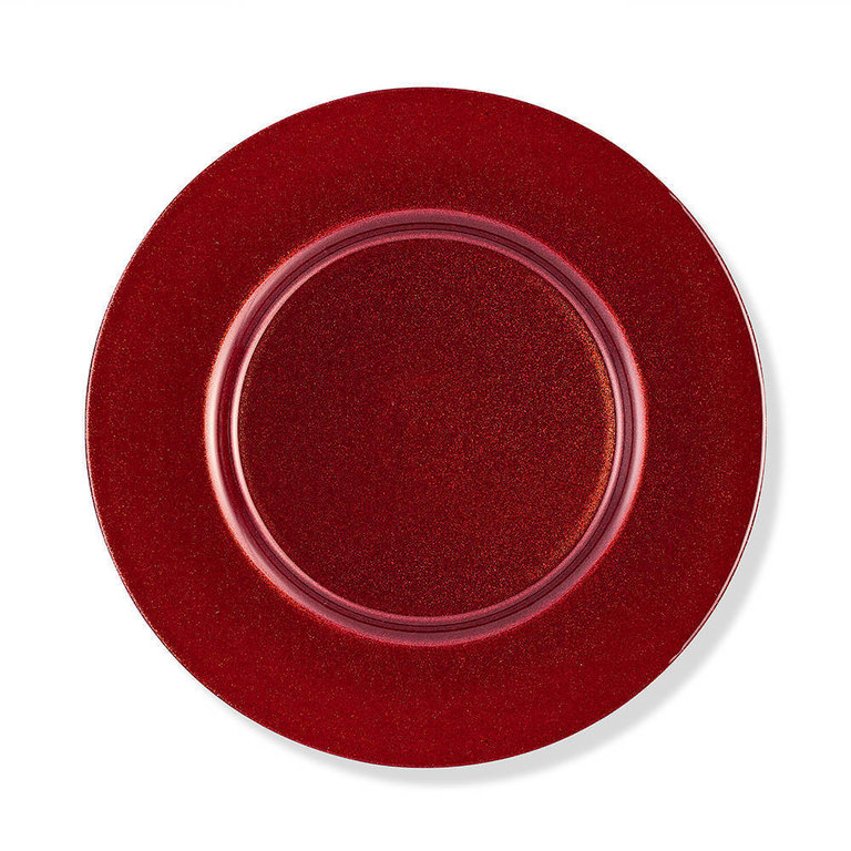 Bernardo Platzteller Dekorationsteller 6'er Set 32cm Glitzernd