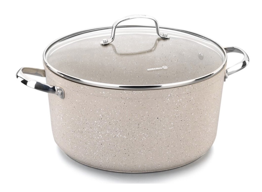 Korkmaz Premium Topf A1261 GRANITA 24x12,5 cm Induktion Granitbeschichtet
