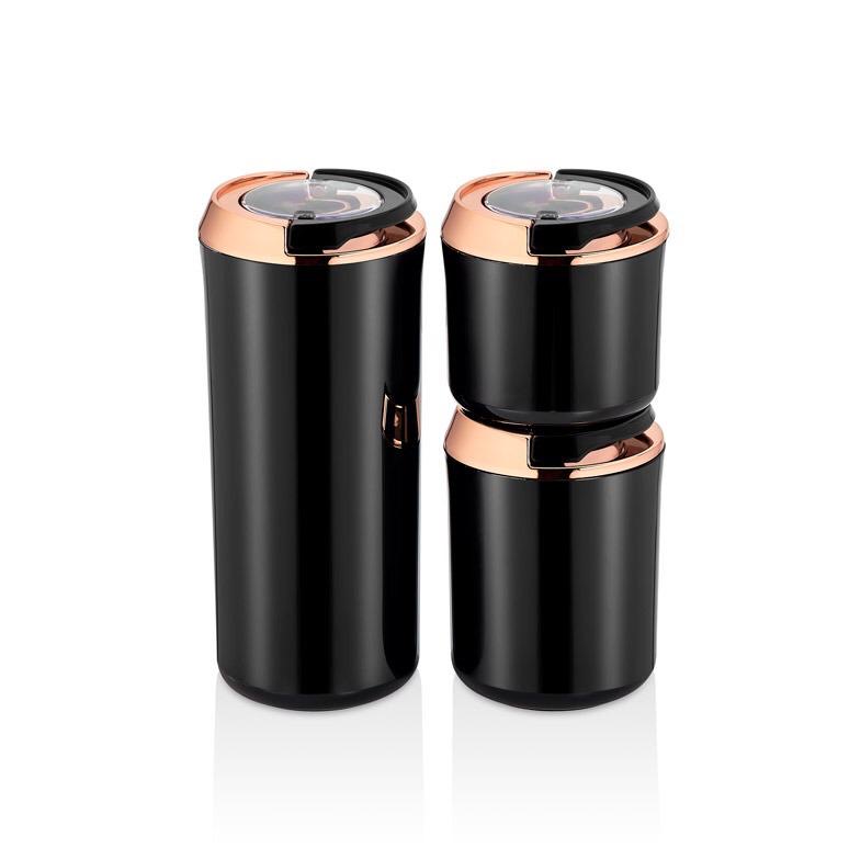 Vakuum Aufbewahrungsbehälter 3er Set Schwarz-Kupfer Vipahmet VP-130