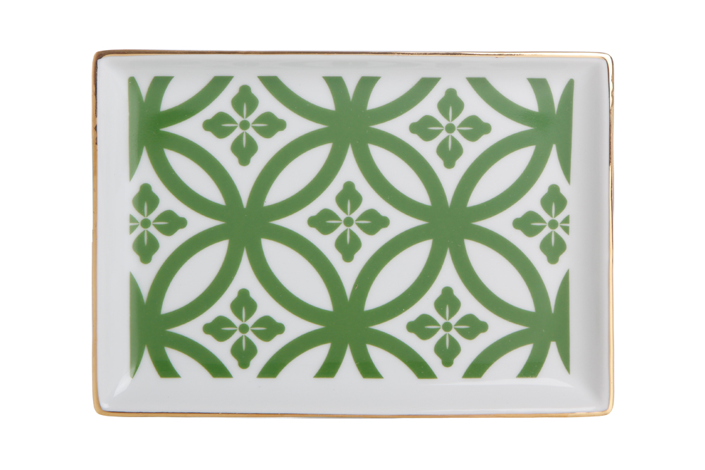 Frühstück-Teller Grün MOROCCO 13x18cm von Porland