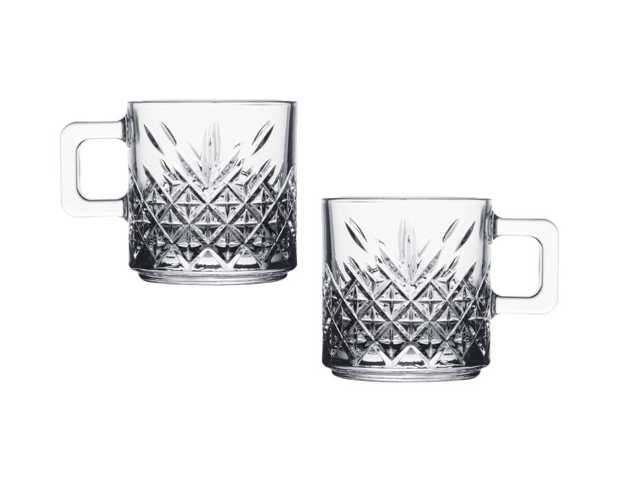 Pasabahce TIMELESS 55452 Henkelbecher 195 ml 2er Set
